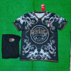 ITALY X BLACK VERSACE EDITION JERSEY AND SHORTS