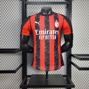 2025-2026 Player Version AC Milan Home Football Jersey