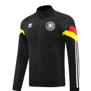 GERMANY CLASSIC COLOR STRIPES BLACK JACKET