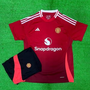 MANCHESTER UNITED HOME 24/25 
(JERSEY AND SHORTS)