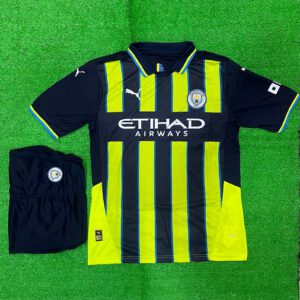MANCHESTER CITY AWAY  24-25 JERSEY KIT JERSEY AND SHORTS