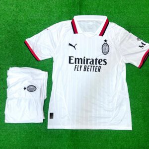 AC MILAN AWAY 24-25  JERSEY KIT JERSEY AND SHORTS